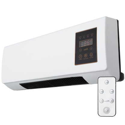 Calefactor y ventilador de pared